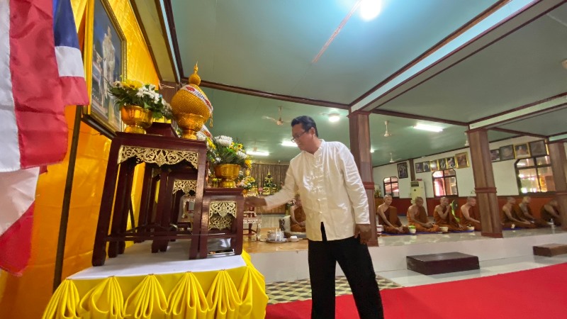 พิธีเจริญพระพุทธมนต์เฉลิมพระเกียรติถวายพระพรชัยมงคลแด่พระบามสมเด็จพระเจ้าอยู่หัวเนื่องในโอกาสวันเฉลิมพระชนมพรรษา 6 รอบ 28 กรกฎาคม 2567